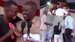 President William Ruto's security was breached in Kilifi County.